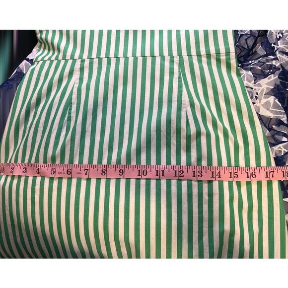Anthropologie x Tracy Reese Assateague Striped Dress Size 0 Green Preppy Coastal - Picture 10 of 14